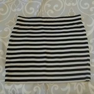 Black and white skirt